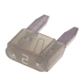 GBC 25.2650.02 Μίνι Ασφάλεια 2A/32V/Γκρι 5τμχ Cars Accessories Onetrade